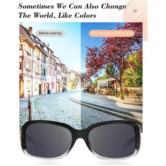 Polarized Sunglasses,  Butterfly Decoration -100% UV Protection  for Women main image 6